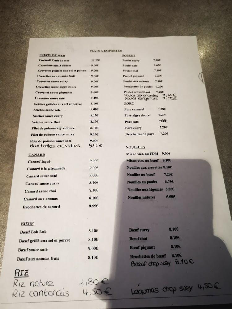 Le song mekong - Menu Image 4